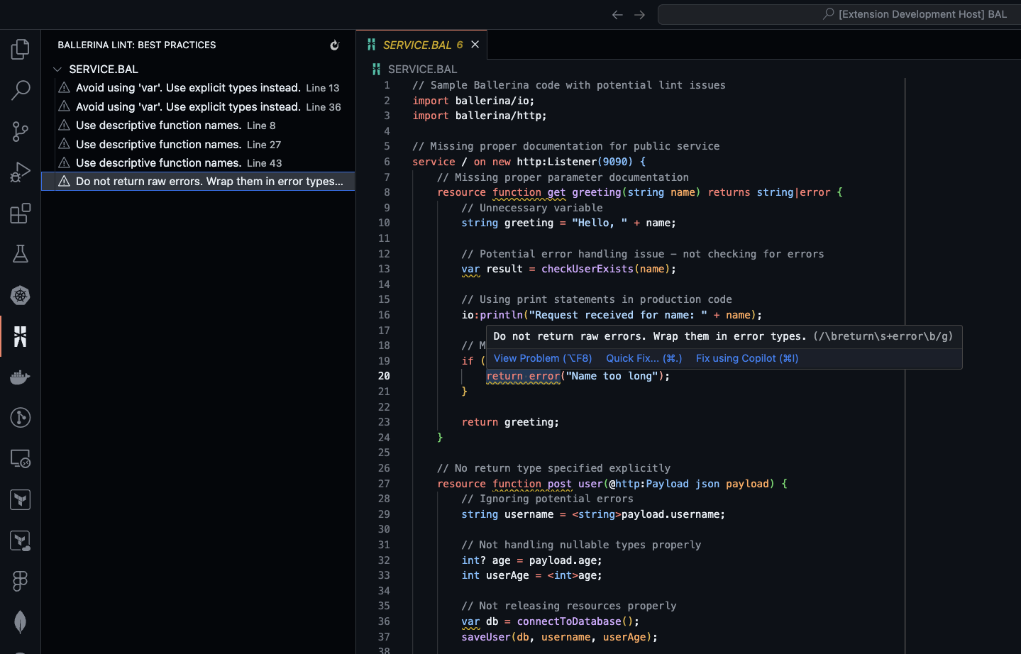 Editor View